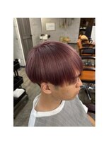 ジュノヘアーアンドアイラッシュ あざみ野(juno hair&eyelash)&nbsp;学割U24◎ブリーチ×ピンクベージュ
