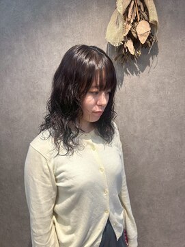 パーミル ヘア クマモト(permille ‰ hair Kumamoto) スパイラルパーマ×ブラウン