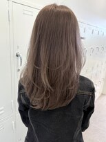 サンクマーケット 渋谷(cinq MARKET)&nbsp;渋谷ブリーチカラーレイヤーカットマロンベージュモカベージュ