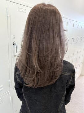 サンクマーケット 渋谷(cinq MARKET) 渋谷ブリーチカラーレイヤーカットマロンベージュモカベージュ