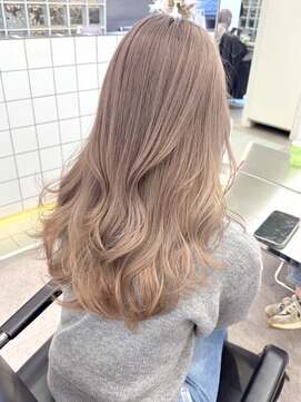 サンクプロジェクト(cinq PROJECT) 原宿韓国顔まわりミルクティーベージュミルクティーグレージュ