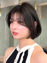 ロンドヴァリー 渋谷店(Lond vallee)&nbsp;丸みボブ×韓国風顔周りカット
