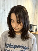 ルルズ(LULUS) くびれレイヤーミディアム/オリーブカラー