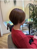 丸みボブショート