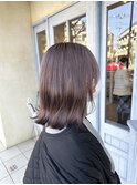 ＊ 春色ラベンダーブラウン×ロブヘア