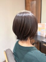 ヘアーデザインガーデニア(hair design Gardenia) くびれショートボブ【赤羽 赤羽岩淵 子連れ美容室】