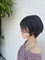 ブランチニコ(Branch nico)&nbsp;くびれショートボブ。顔周りのレイヤーがかわいいアクセントに♪