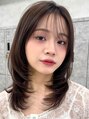 ロエ 元町店(Loe) レイヤー/前髪カット/ダブルカラー/顔周り/韓国/ボブ/オージュア
