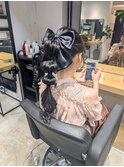 おだんごポニー【藤沢/ヘアアレンジ/ポニーテール】