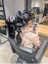 エイト 藤沢店(EIGHT fujisawa) おだんごポニー【藤沢/ヘアアレンジ/ポニーテール】