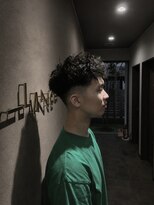 ランス 大垣(LANCE)&nbsp;ピンパーマフェード