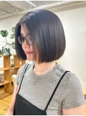 大人女性20代30代40代小顔◎切りっぱなしボブ