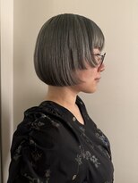 ダブ ギンザ(DaB ginza) シルバーグレー×ミニボブ
