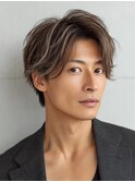 白髪ぼかし脱白髪染め似合わせショートボブ40代50代60代