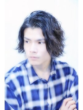 ヘアサロンエムフィス 池袋東口(HAIR SALON M Fe's) 【M／J　SOUL】黒髪ラフ強めパーマ