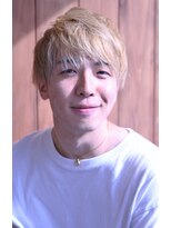 ヘアーロギア 栄店(hair LOGiA) ★hair LOGIA★　 〇ホワイトブロンドのショートマッシュ　Men's