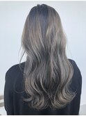 宇都宮美容室 Bliss by Natural ハイライト アッシュ グレージュ