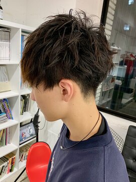 ディーカヘアーセンダイ(Di KA HAIR sendai) 刈り上げマッシュ/スパイラルパーマ