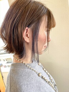 エルサ(Elsa) 【Elsa元町・三宮】レイヤーボブ×インナーラベンダー