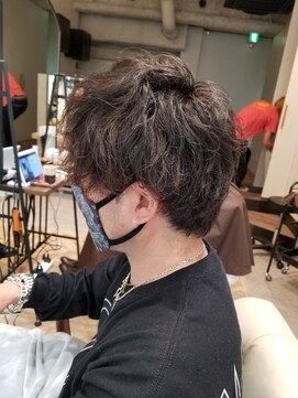 ルークス 中央林間(LOOOKS) メンズ パーマ 伸ばしかけヘア