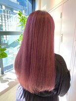 小顔オリーブカラーボブルフハイライトカラークールショート