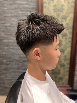 プレミアムバーバー 赤坂店(PREMIUM BARBER produce by HIRO GINZA) ジェットモヒカンフェードパーマ【ヒロ銀座】赤坂/六本木/麻布
