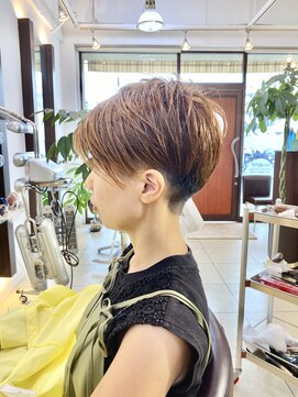 ヘアアーク(HAIR arc) 刈り上げツーブロックショート#京成津田沼#奏の杜#京成大久保