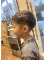 クローバー(CLOVER)&nbsp;フェード風キッズカット☆カッコよく可愛く☆