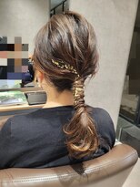 リップル(Ripple)&nbsp;【海浜幕張 Ripple】金箔をあしらったタイトポニー