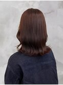 ☆学生/外ハネミディ/ツヤカラー/髪質改善/似合わせカット