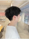 ［メンズカット］マッシュショートに無造作なツイストパーマ☆