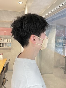 アイディール 心斎橋店(:ideal) ［メンズカット］マッシュショートに無造作なツイストパーマ☆