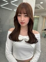 ロンド マーレ 天神大名店(Lond mare) ピンクブラウン/暖色カラー/カシスピンク/韓国ヘア/顔周りカット