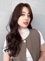 アイティー バイ アルバム 中野店(IT by ALBUM) ヨシンモリ_グレーベージュレイヤーロング前髪パーマ_39500