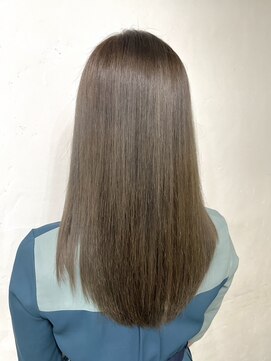 ヘアリゾート粋 ティガ 池袋店(tiga) ブラウンベージュ/ストレートロング