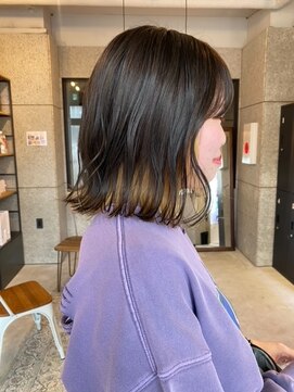 リンダテーラ(Linda tela) 【札幌白石】デザインカラー/イエロー/インナーカラー/ブリーチ