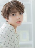 透明感オリーブグレージュ小顔ウルフカットh3越谷20代30代40代