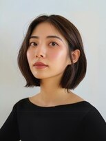 リファインヴェール 小川店 黒髪/ボブルフ/ネビージュ/小顔/ワンレン/水戸/髪質改善/前髪