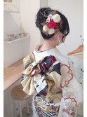 振袖着付け＋振袖ヘアアレンジ