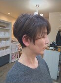 マイナス5歳若見え大人ショートカット/京都美容室