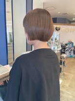 コワファースト 大分(COIFF1RST) 赤み消しベージュカラー!ぱつっとミニボブ