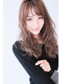 ラベンダーミルクティー刈り上げマッシュショートくすみベージュ