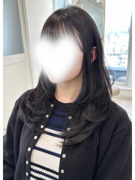 レミエ ダイカンヤマ(lemiie) 韓国レイヤー★ハッシュカット★レイヤーカット★ロングレイヤー