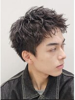 フィフス 天神大名(fifth) 福岡大名メンズパーマスパイキーショートスパイキーパーマ30代