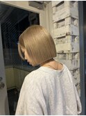 スタイリッシュな切りっぱなしボブ(静岡/東静岡/焼津/藤枝/)