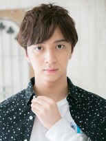 モッズヘア メン 南越谷南口店(mod's hair men)&nbsp;20代30代斜めバングアースカラーツーブロックマッシュZ南越谷