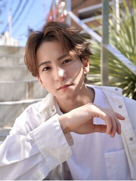 クオル 円山(QOL) ニュアンスセンターパートフェザーパーマ毛流れセンターパート