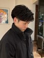 サラ 山口店(SARA) "毛流れパーマフェザースタイル"メンズカット得意です!