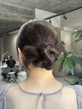 ネアー 新潟(NEER) アプリコットオレンジ/くびれヘア/ウェーブショート［新潟］