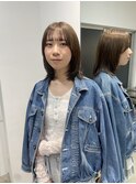 黒髪/オリーブグレー/ココアベージュ/小顔/クラゲヘアー【千葉